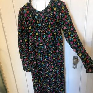 Vintage punk label betsey Johnson buttondown dress